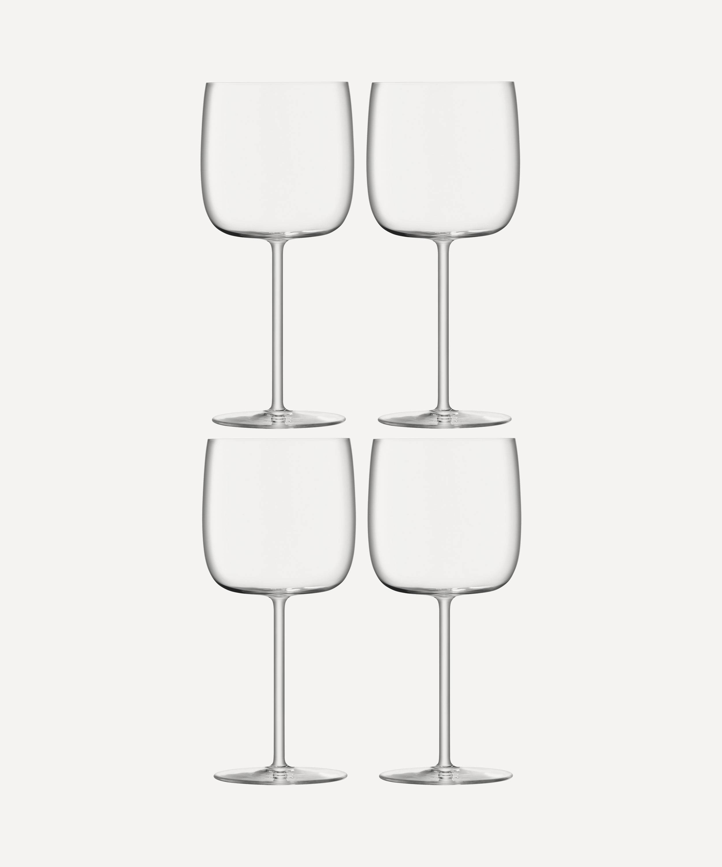 LSA International Set of 4 Borough Wine Glass Clear