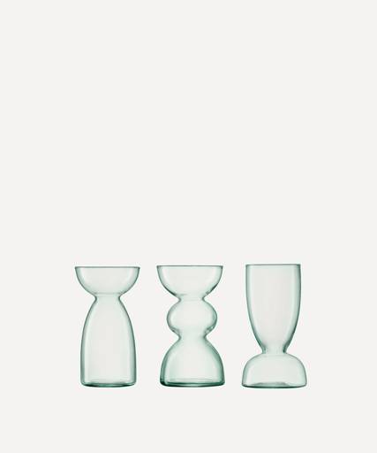 Canopy Trio Vase Set H13cm Recycled - Glassette