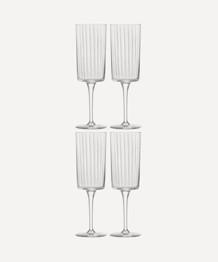 Gio Lines Champagne Flutes (Set of 4)