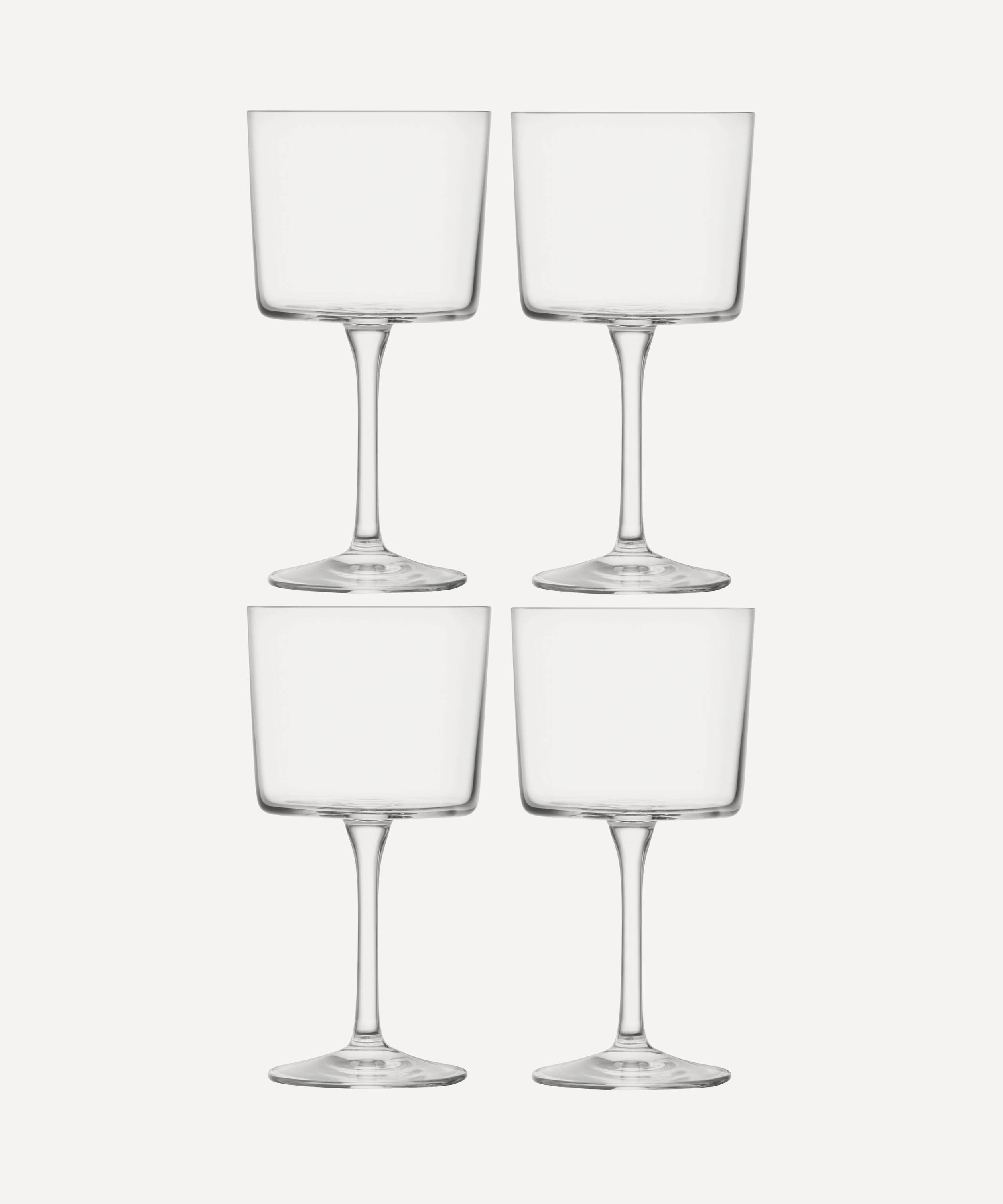 LSA International Otis Red Wine Glasses Set of 4