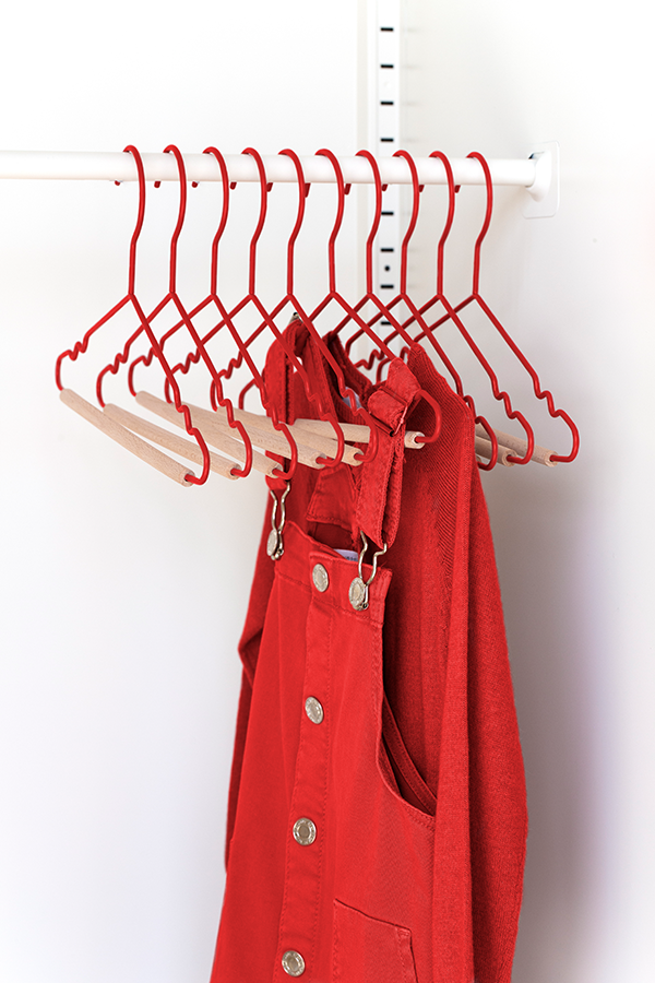 Mustard Made Hangers in Blush - Adult Metal Clothes Hangers