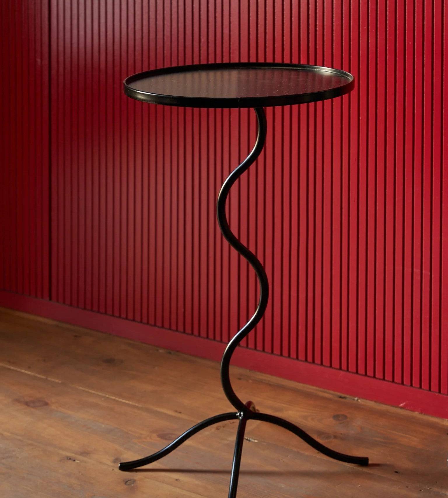 Black martini table discount