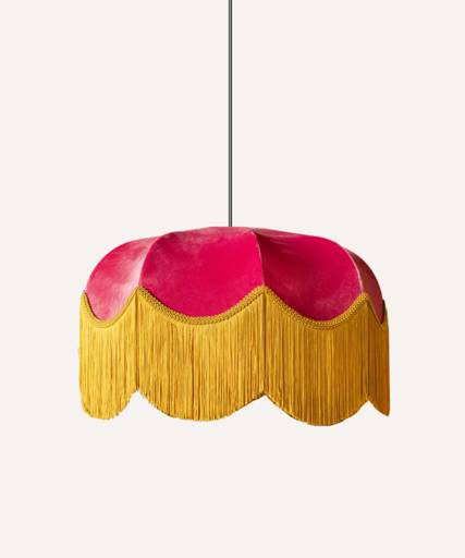 The Raspberry Lampshade - Glassette