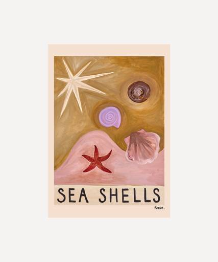 Sea Shells Print - Glassette