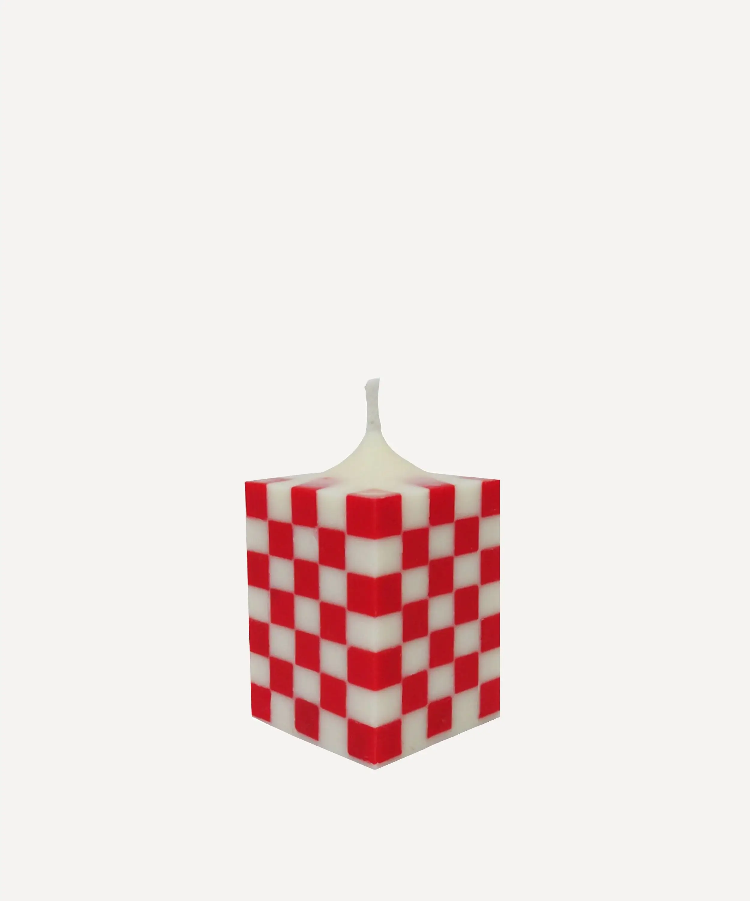 Checkerboard red clearance and white