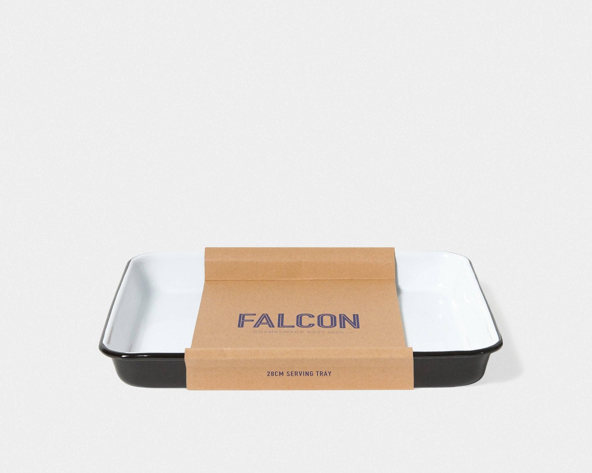 Falcon White Enamelware Square Bake Tray