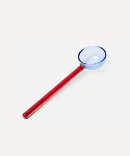 Duo Tone Spoon in Blue and Red - Glassette