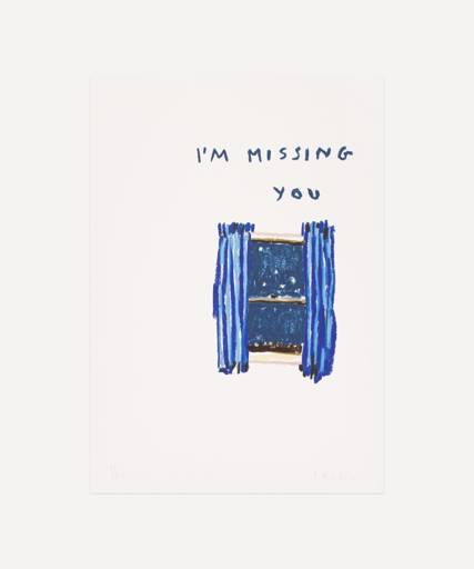 I'm Missing You (Blue) - Limited Edition Print - Glassette