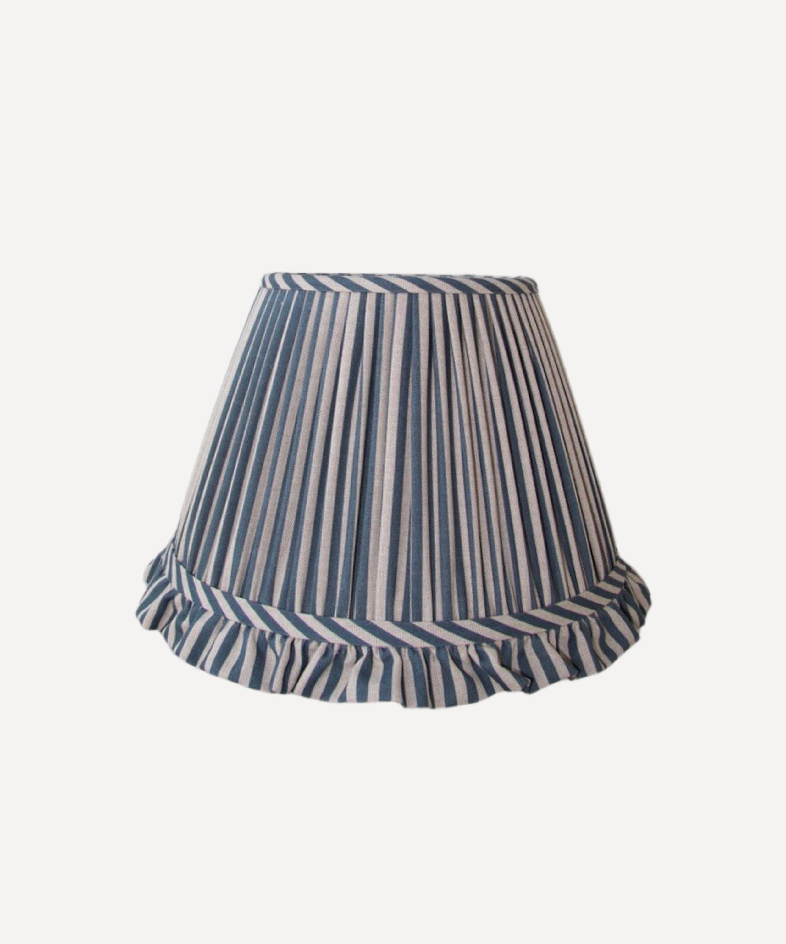 Blue on sale stripe lampshade